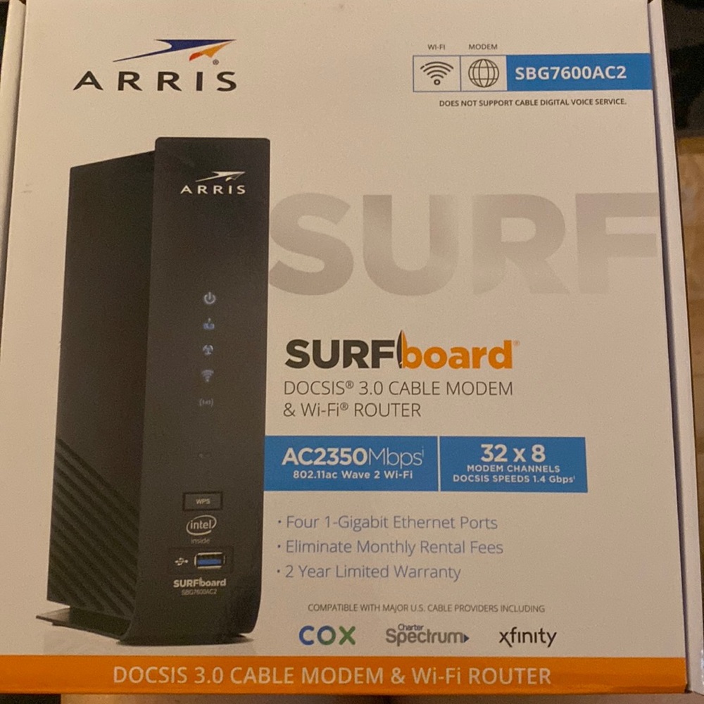 Arris Surf - SurfBoard Intel SBG7600AC2